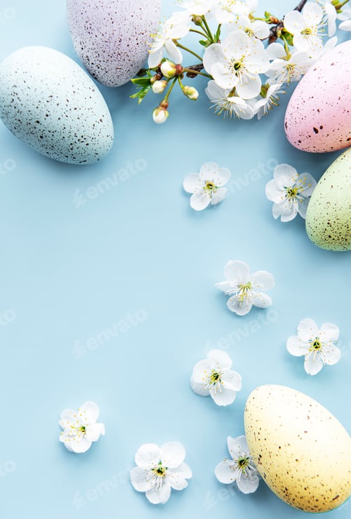 Preview: Colorful Easter eggs