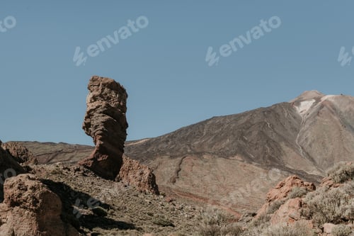 Preview: Path to hill in dry land