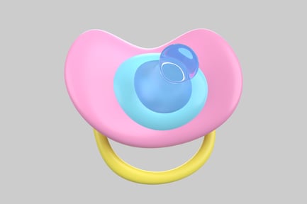 Preview: Colorful baby pacifier toy soother