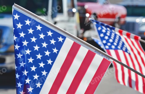 Preview: Made in USA-flag for parade