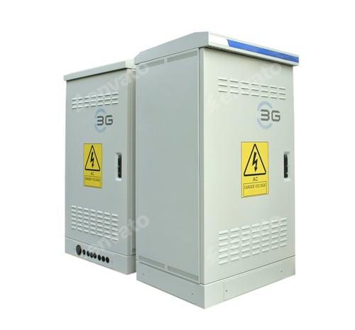 Preview: The communication server box on white background