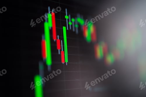 Preview: Close-up LED charts and summary info for making stock trading graph