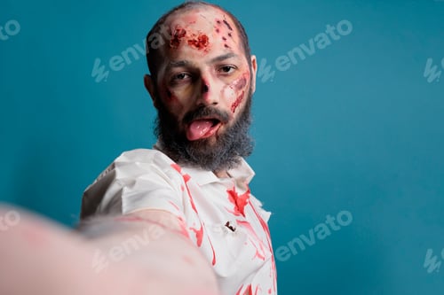 Preview: Brain eating devil taking picture on camera