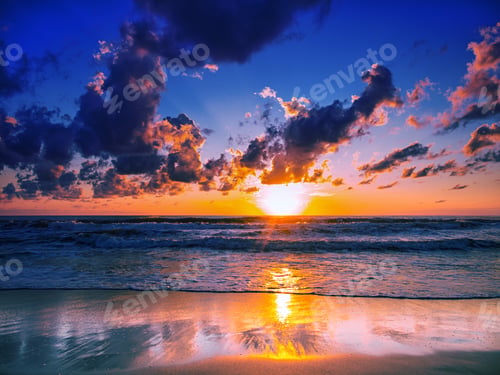 Preview: Sea sunrise in Koh Samui island