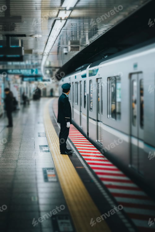 Preview: Train station in Tokyo