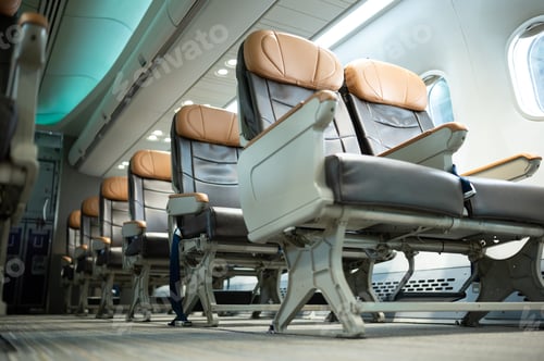 Preview: Passenger's seat on an airplane