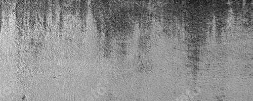 Preview: Close-up of White cement crack wall and peeled paint caused by water and sunlight.