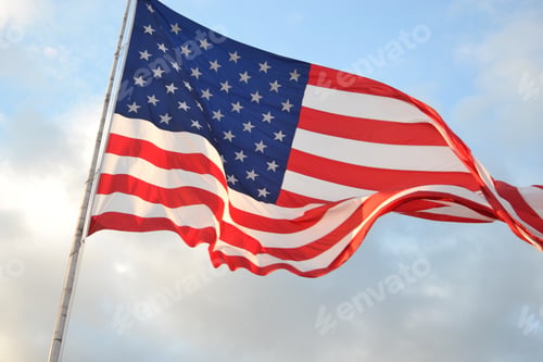 Preview: Waving American Flag United States of American