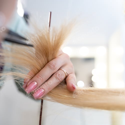 Preview: Cutting Blonde Hair in Beauty Salon, Hair Styling