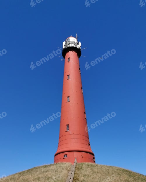 Preview: Lighthouse at the dutch harbor place Ijmuiden