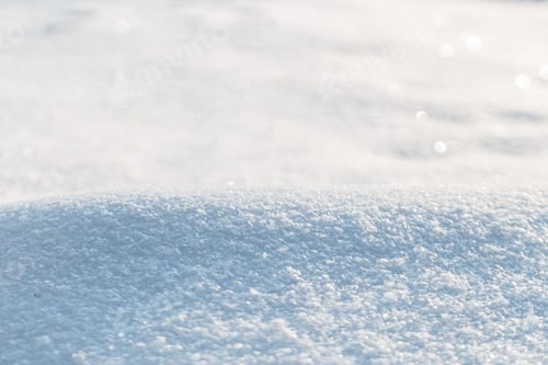 Preview: Beautiful snow field on a sunny day. Winter background