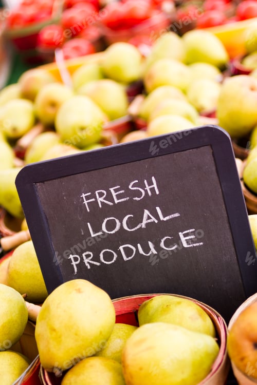 Fresh Local Produce at the Farmer's Market