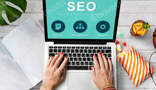 Preview: SEO Website Development Data Network Concept