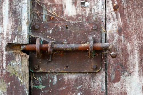 Preview: Old and rusty latch