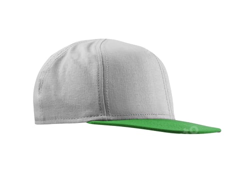 Preview: White baseball cap template
