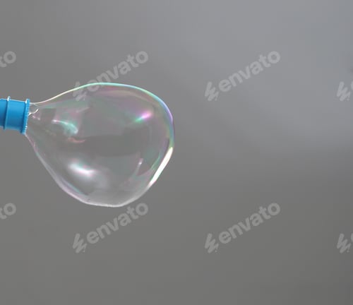 Preview: Shampoo bubbles floating like flying in the air by wind blow