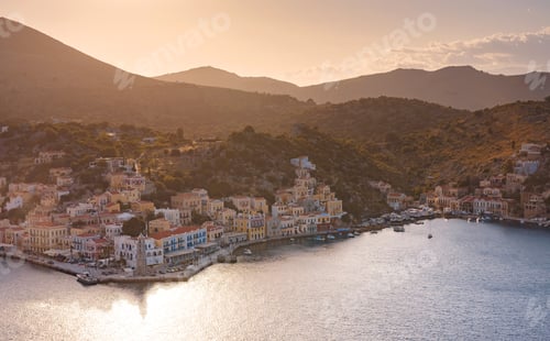 Preview: Symi Island, Greece islands holidays from Rhodos in Aegean Sea.