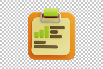 Preview: Report 3D Icon
