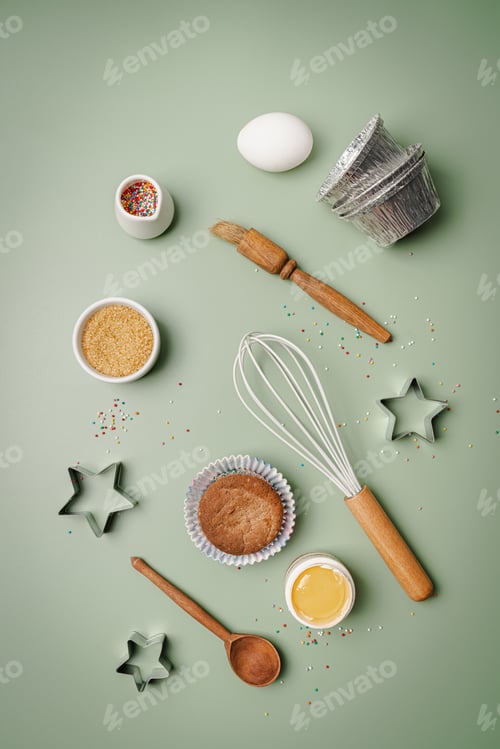 Preview: Baking or cooking background.