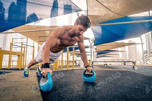 Preview: Athlete training outdoors