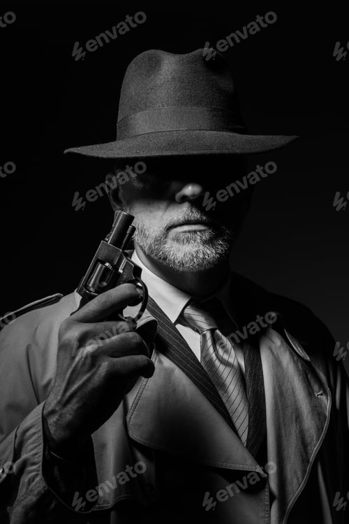 Preview: Portrait of a 1950s style detective