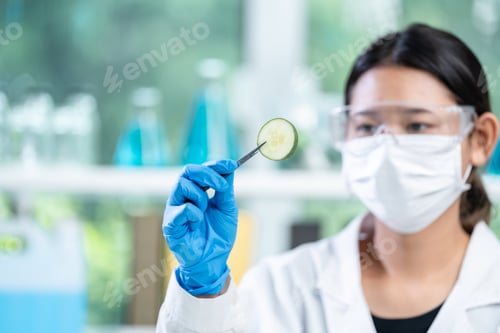 Preview: researcher working in laboratory for medicals science research using scientific equipment technology