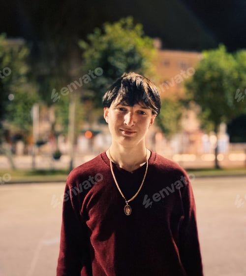Preview: Young man urban portrait
