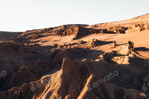 Preview: Beautiful view Valle de la Luna Moon Valley San Pedro de Atacama Desert Chile