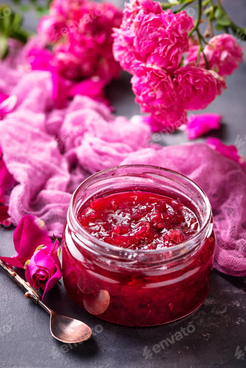 Preview: Homemade jam of rose petals