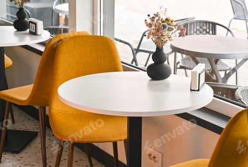 Preview: a table in a cafe for two people