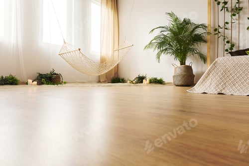 Preview: Bedroom with hardwood floor