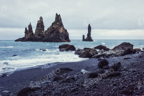 Preview: The Rock Troll Toes. Reynisdrangar cliffs