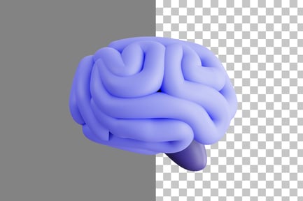 Preview: Brain 3D Icon