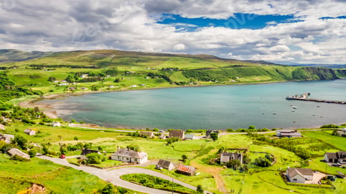 Preview: Uig town in summer, Skye Island, Scotland