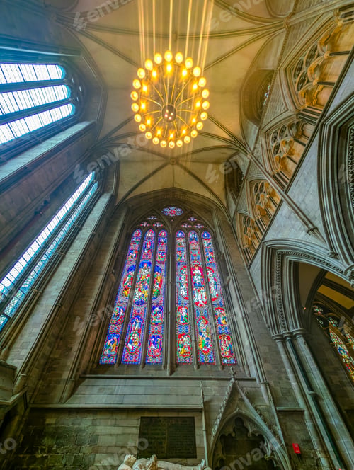 Preview: Hereford Cathedral, interior and exterior, England, UK