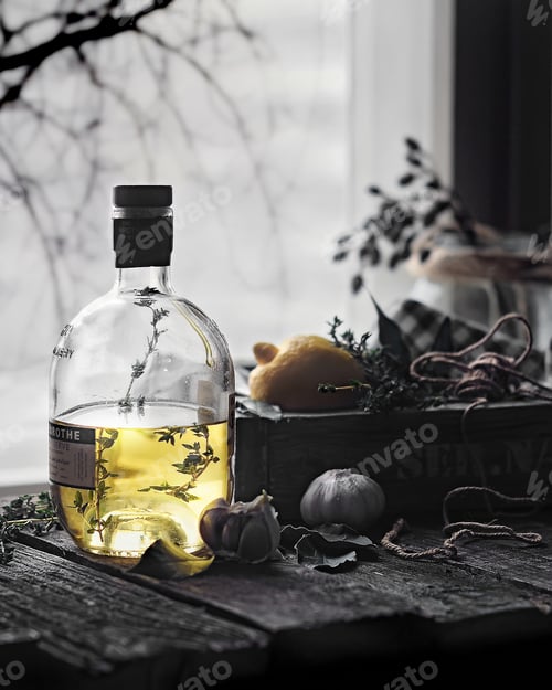 Preview: bottle of vegetable oil