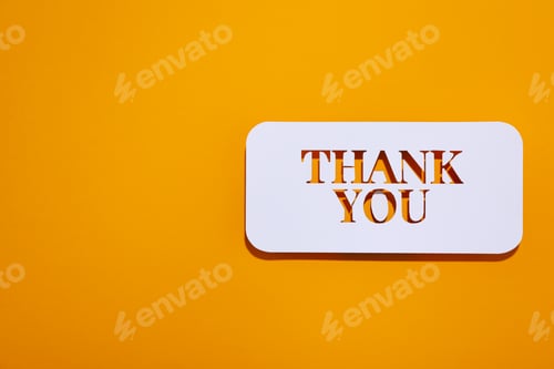 Preview: Words of gratitude, gratitude concept, text Thank you
