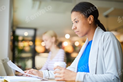 Preview: Paperwork in cafe