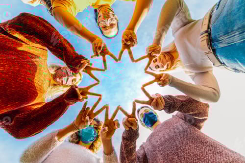 Visualização: Comunidade de apoio às pessoas infectadas pelo vírus corona