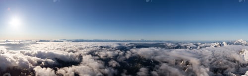 Preview: Aerial View of Remote Canadian Mountain Landscape