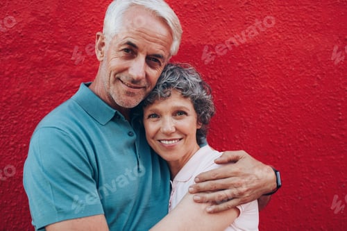 Preview: Loving middle aged couple embracing