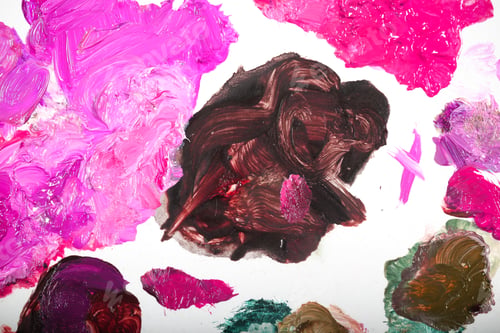 Preview: Oil Paint On The Palette Of The Artist