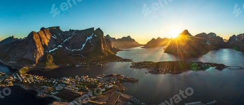 Preview: Lofoten is an archipelago in the county of Nordland, Norway.