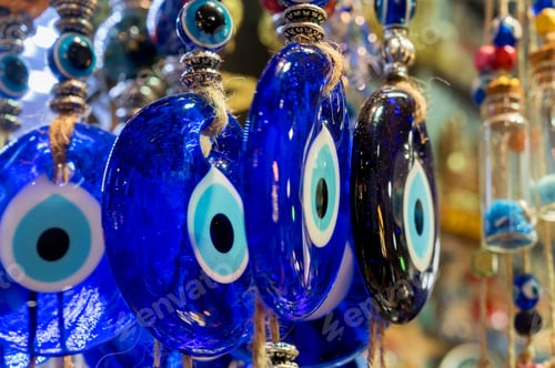 Preview: Istanbul, Turkey - January 2022 - Souvenirs for tourists at the Grand Bazaar