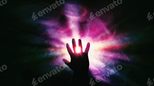 Preview: Hand is Reaching to Eternal Light Beam Rays