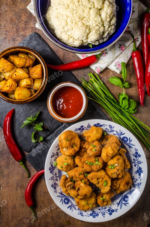 Preview: Breaded fried cauliflower