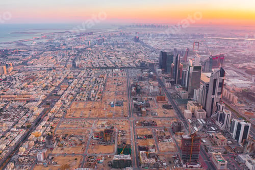 Preview: Dubai Downtown skyline, United Arab Emirates or UAE. Urban city.