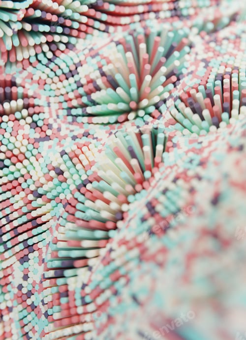 Preview: 3d Abstract colorful fluid in motion design. pattern of color liquid gradient background for wallpap