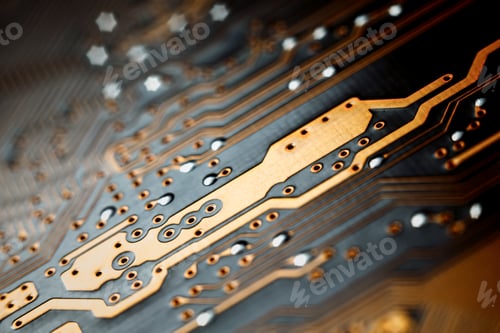 Preview: Electronic circuit blur