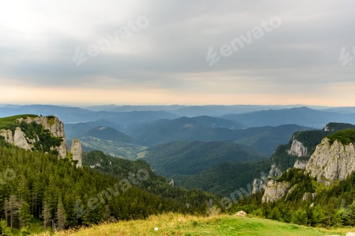 Preview: Scenic view of Ceahlau Mountain, Romania